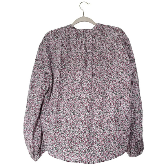 & Other Stories Paris Atelier Floral Print Silk Blend Blouse Size 8 - Picture 11 of 15